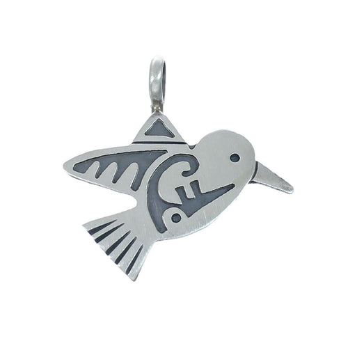 Genuine Sterling Silver Native American Bird Pendant NN20562